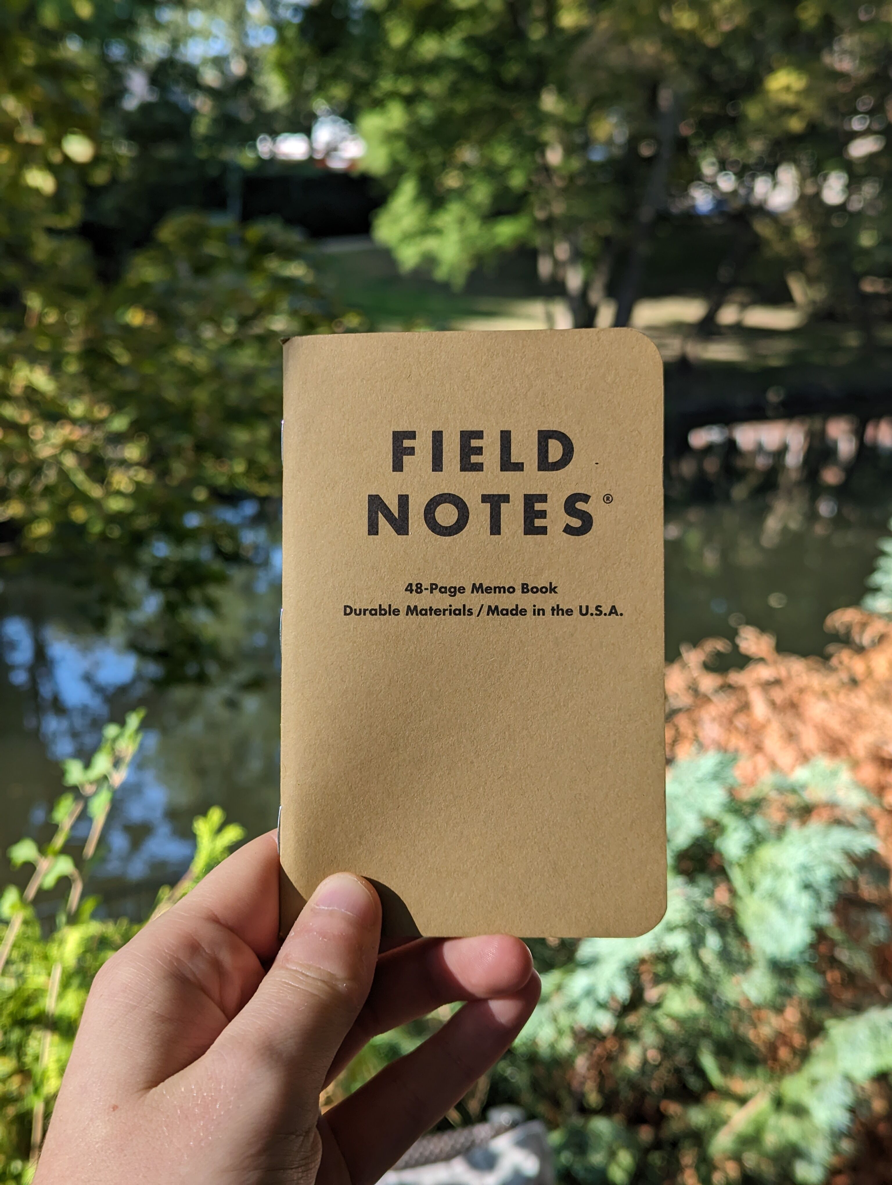 A Field Notes notebook